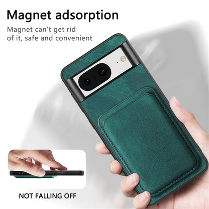 D12 For Google Pixel 8 Anti-scratch Detachable Magnetic Card Case Phone Cover