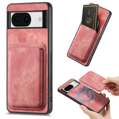 D12 For Google Pixel 8 Anti-scratch Detachable Magnetic Card Case Phone Cover