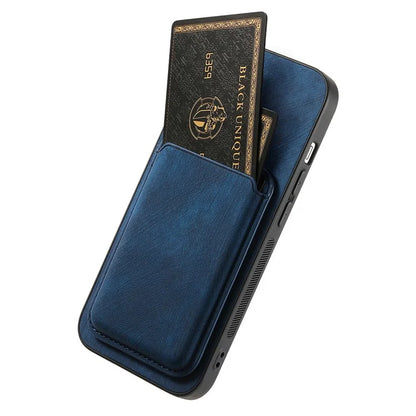 D12 For iPhone 14 Detachable Magnetic Card Case Shockproof Phone Cover