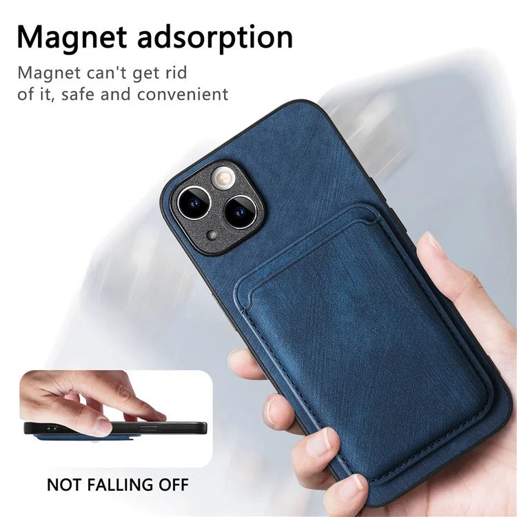 D12 For iPhone 14 Detachable Magnetic Card Case Shockproof Phone Cover