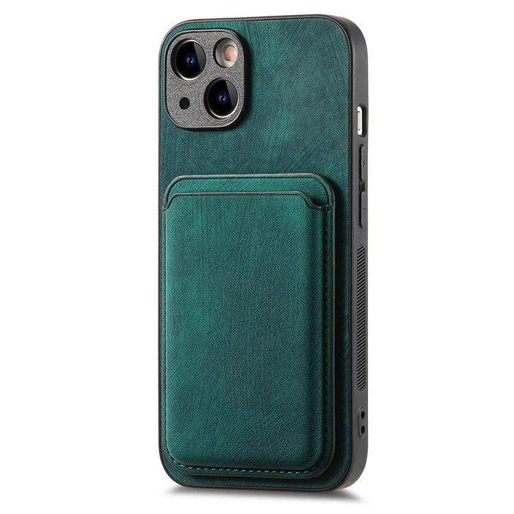 D12 For iPhone 14 Detachable Magnetic Card Case Shockproof Phone Cover