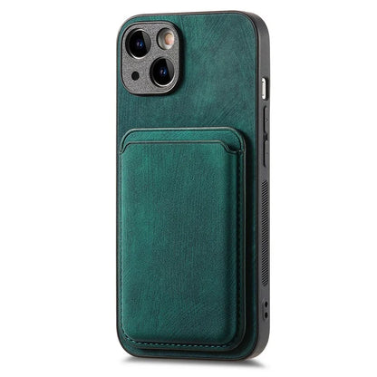 D12 For iPhone 14 Detachable Magnetic Card Case Shockproof Phone Cover