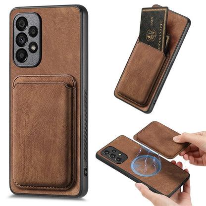 D12 For Samsung Galaxy A53 5G Cover Detachable Magnetic Card Case Phone Shell