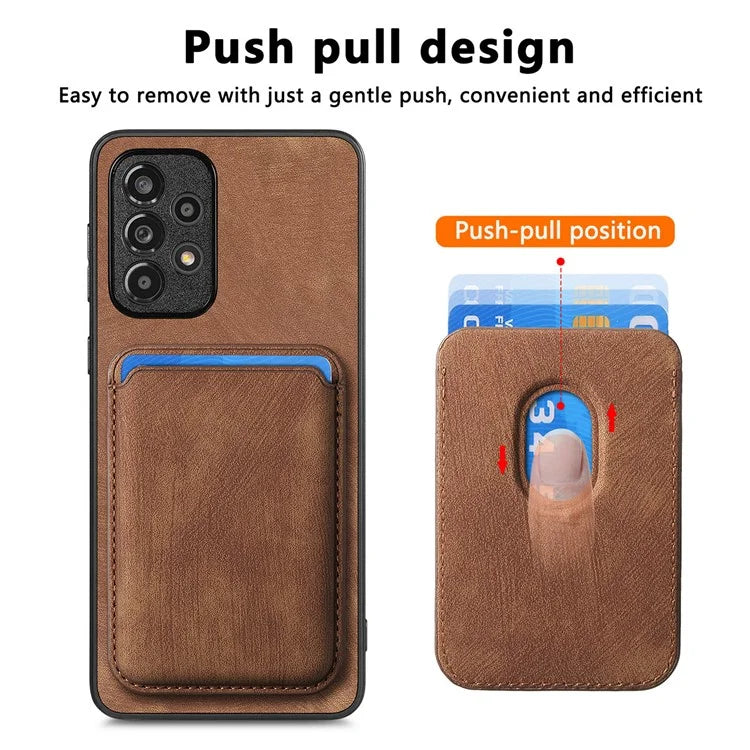 D12 For Samsung Galaxy A53 5G Cover Detachable Magnetic Card Case Phone Shell