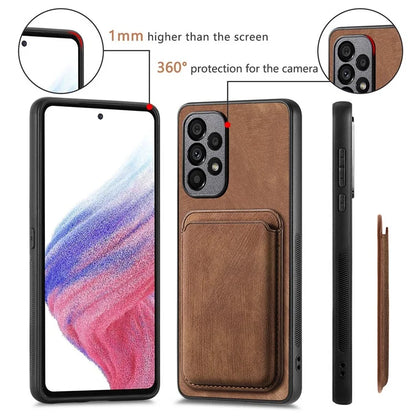 D12 For Samsung Galaxy A53 5G Cover Detachable Magnetic Card Case Phone Shell