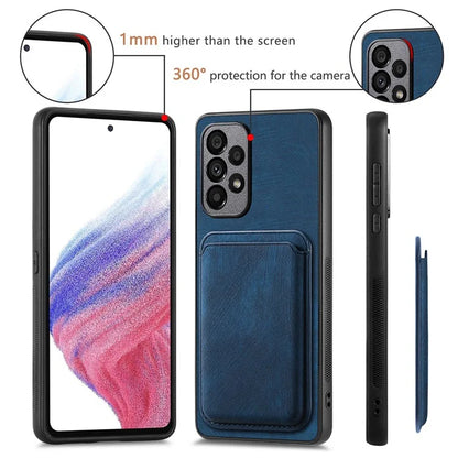 D12 For Samsung Galaxy A53 5G Cover Detachable Magnetic Card Case Phone Shell