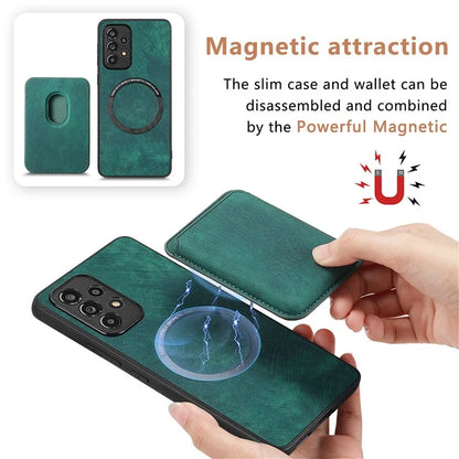 D12 For Samsung Galaxy A53 5G Cover Detachable Magnetic Card Case Phone Shell