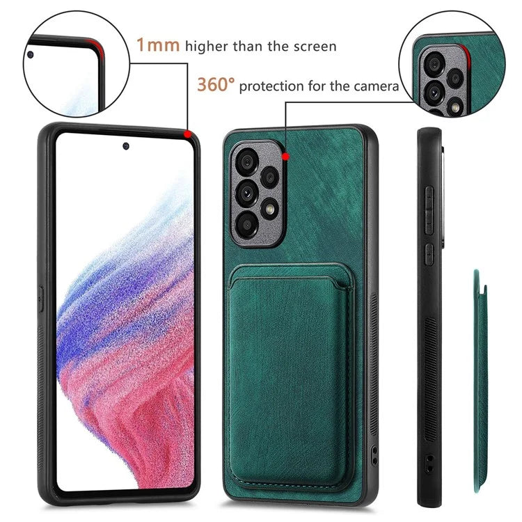 D12 For Samsung Galaxy A53 5G Cover Detachable Magnetic Card Case Phone Shell