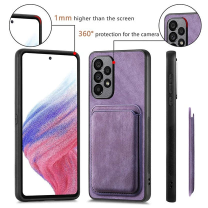 D12 For Samsung Galaxy A53 5G Cover Detachable Magnetic Card Case Phone Shell