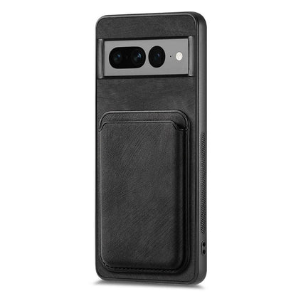 D12 For Google Pixel 7 Pro 5G Detachable 2-in-1 Magnetic Card Case Cell Phone Cover