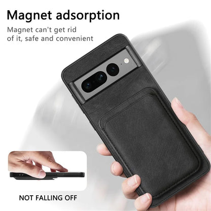 D12 For Google Pixel 7 Pro 5G Detachable 2-in-1 Magnetic Card Case Cell Phone Cover