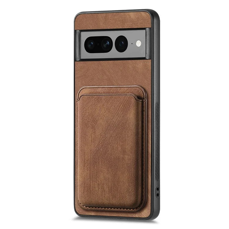 D12 For Google Pixel 7 Pro 5G Detachable 2-in-1 Magnetic Card Case Cell Phone Cover