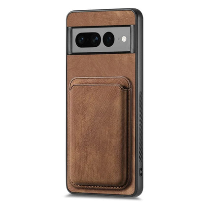 D12 For Google Pixel 7 Pro 5G Detachable 2-in-1 Magnetic Card Case Cell Phone Cover