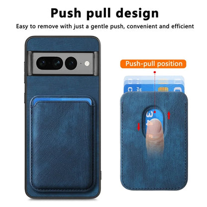 D12 For Google Pixel 7 Pro 5G Detachable 2-in-1 Magnetic Card Case Cell Phone Cover