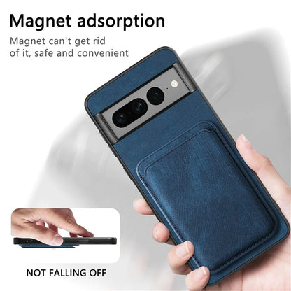 D12 For Google Pixel 7 Pro 5G Detachable 2-in-1 Magnetic Card Case Cell Phone Cover