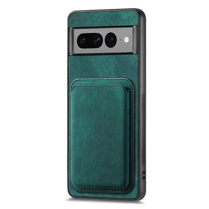 D12 For Google Pixel 7 Pro 5G Detachable 2-in-1 Magnetic Card Case Cell Phone Cover