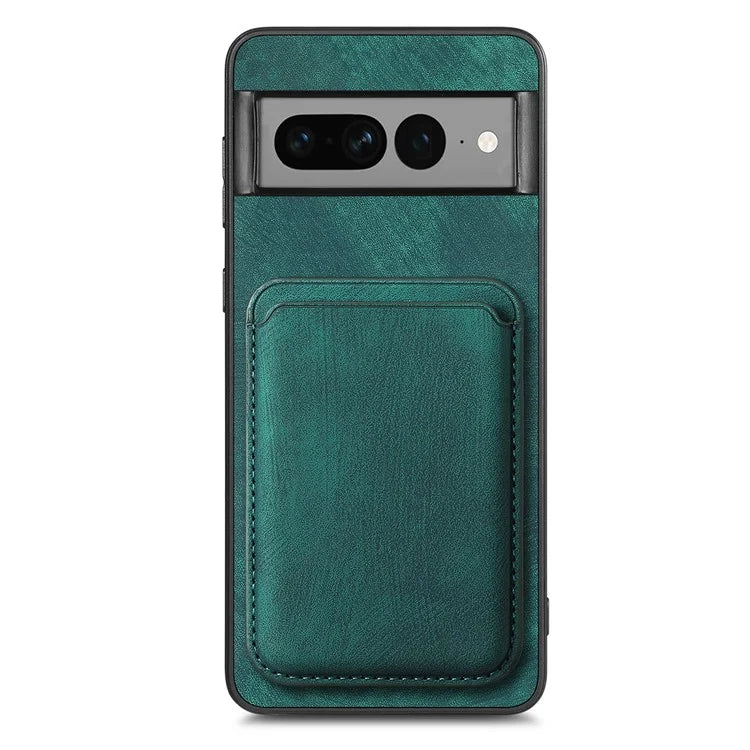 D12 For Google Pixel 7 Pro 5G Detachable 2-in-1 Magnetic Card Case Cell Phone Cover