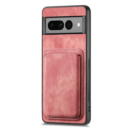 D12 For Google Pixel 7 Pro 5G Detachable 2-in-1 Magnetic Card Case Cell Phone Cover