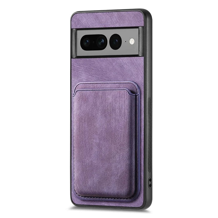 D12 For Google Pixel 7 Pro 5G Detachable 2-in-1 Magnetic Card Case Cell Phone Cover