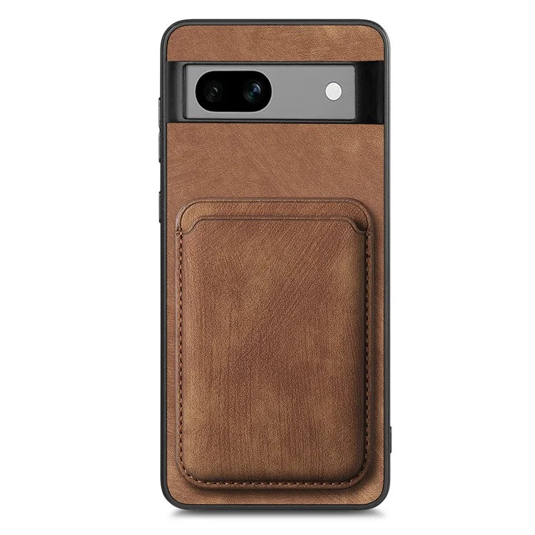 D12 Back Shell for Google Pixel 7a Detachable Magnetic Card Case Cell Phone Cover