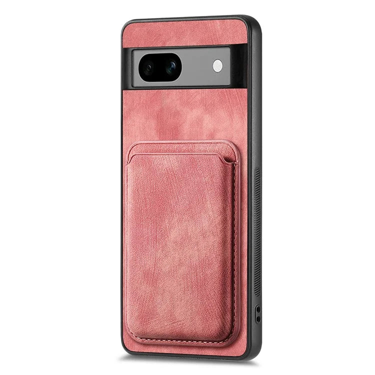 D12 Back Shell for Google Pixel 7a Detachable Magnetic Card Case Cell Phone Cover