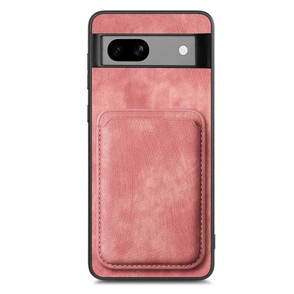 D12 Back Shell for Google Pixel 7a Detachable Magnetic Card Case Cell Phone Cover