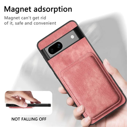 D12 Back Shell for Google Pixel 7a Detachable Magnetic Card Case Cell Phone Cover