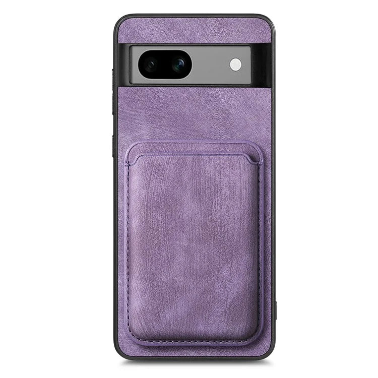 D12 Back Shell for Google Pixel 7a Detachable Magnetic Card Case Cell Phone Cover