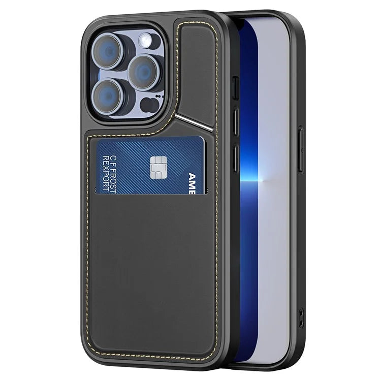 DUX DUCIS Rafi II Series for iPhone 13 Pro Phone Case Card Slots Cover RFID Blocking Protection