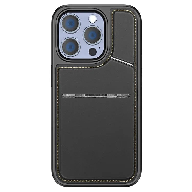 DUX DUCIS Rafi II Series for iPhone 13 Pro Phone Case Card Slots Cover RFID Blocking Protection