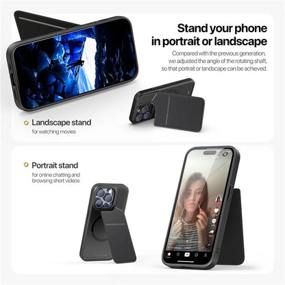 DUX DUCIS Rafi II Series for iPhone 13 Pro Phone Case Card Slots Cover RFID Blocking Protection