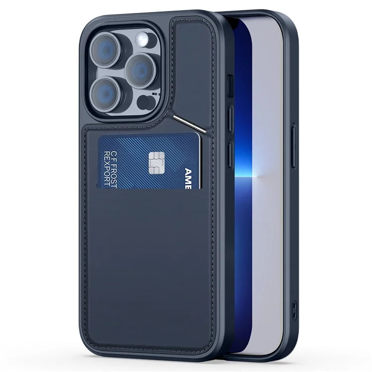 DUX DUCIS Rafi II Series for iPhone 13 Pro Max Phone Case Card Slots Kickstand Cover