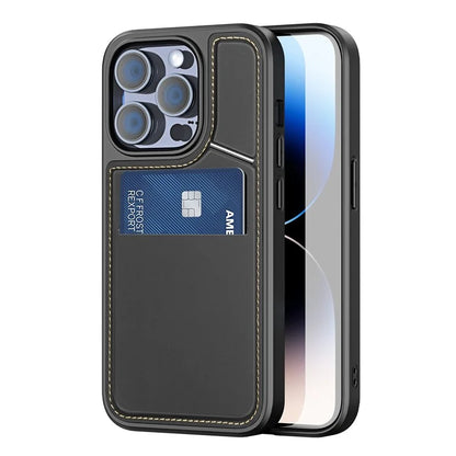 DUX DUCIS Rafi II Series for iPhone 14 Pro Max Magnetic Case Card Slots RFID Blocking Phone Cover