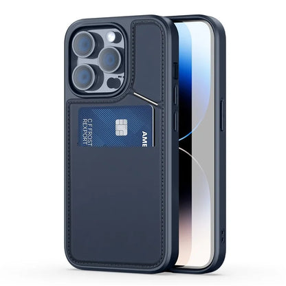 DUX DUCIS Rafi II Series for iPhone 14 Pro Max Magnetic Case Card Slots RFID Blocking Phone Cover