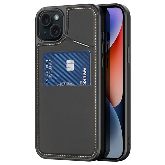 DUX DUCIS Rafi II Series for iPhone 14 / 13 Phone Case Card Holders Magnetic Protective Cover