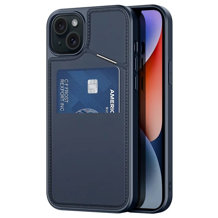DUX DUCIS Rafi II Series for iPhone 14 / 13 Phone Case Card Holders Magnetic Protective Cover