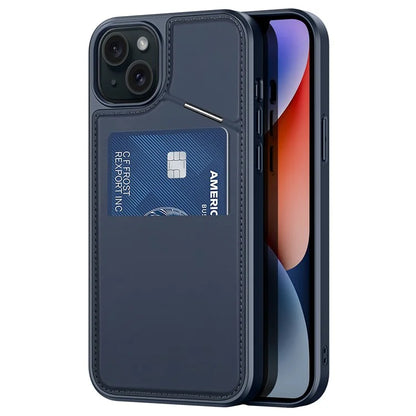 DUX DUCIS Rafi II Series for iPhone 14 / 13 Phone Case Card Holders Magnetic Protective Cover
