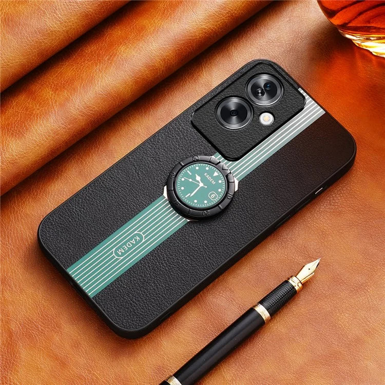 KADEM For Oppo A79 5G / A2 5G Case Ring Kickstand Electroplating Cell Phone Protector