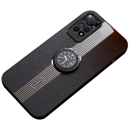 KADEM For Xiaomi Redmi Note 11 Pro 4G (MediaTek) / Note 11 Pro 5G (Qualcomm) Ring Kickstand Cell Phone Case