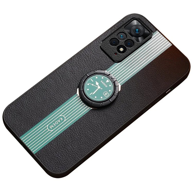 KADEM For Xiaomi Redmi Note 11 Pro 4G (MediaTek) / Note 11 Pro 5G (Qualcomm) Ring Kickstand Cell Phone Case