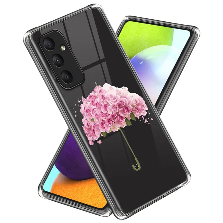 For Samsung Galaxy A55 5G Case TPU IMD Pattern Printing Protective Cover