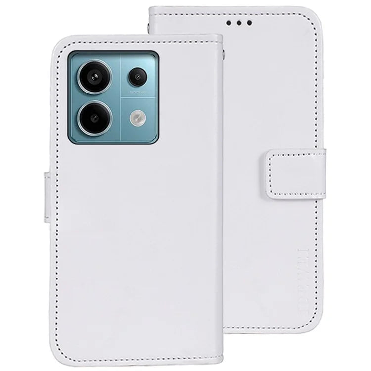 IDEWEI For Xiaomi Redmi Note 13 Pro 5G / Poco X6 5G Case Crazy Horse Leather Flip Stand Phone Cover