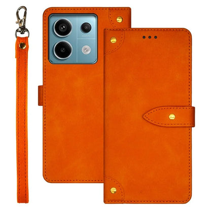 IDEWEI For Xiaomi Redmi Note 13 Pro 5G / Poco X6 5G PU Leather Flip Phone Cover with Card Holder Stand Function