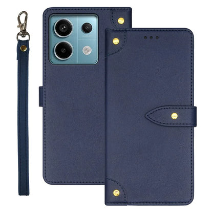 IDEWEI For Xiaomi Redmi Note 13 Pro 5G / Poco X6 5G PU Leather Flip Phone Cover with Card Holder Stand Function