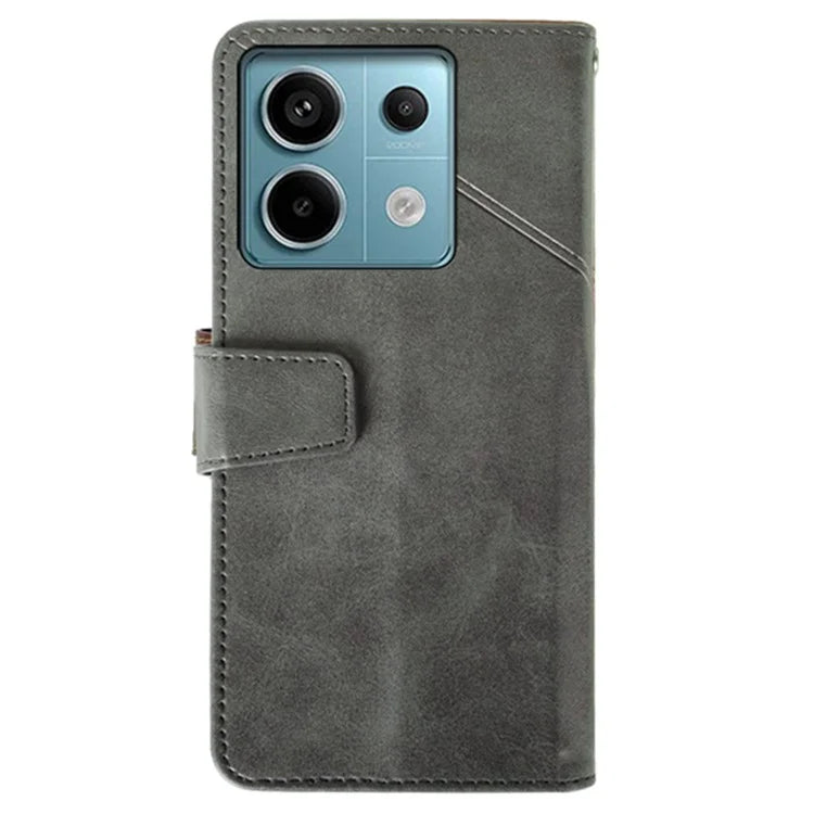 IDEWEI For Xiaomi Redmi Note 13 Pro 5G / Poco X6 5G PU Leather Wallet Case Calf Texture Flip Phone Cover