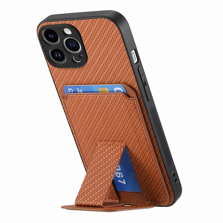 C1-11 for iPhone 15 Pro Phone Case with Card Slots Support Magnetic Car Mount