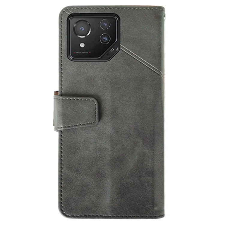 IDEWEI For Asus ROG Phone 8 5G / Phone 8 Pro 5G  Leather Case Calf Texture Wallet Phone Cover