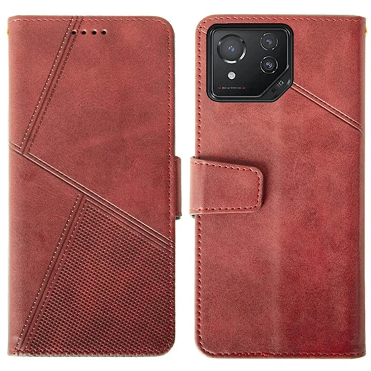 IDEWEI For Asus ROG Phone 8 5G / Phone 8 Pro 5G  Leather Case Calf Texture Wallet Phone Cover