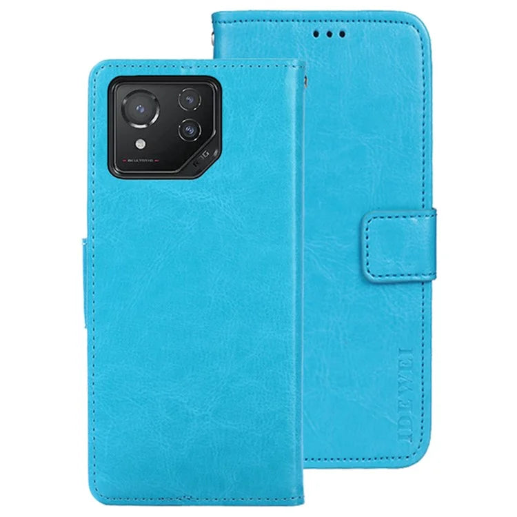 IDEWEI For Asus ROG Phone 8 5G / Phone 8 Pro 5G Case Crazy Horse Leather Wallet Phone Cover