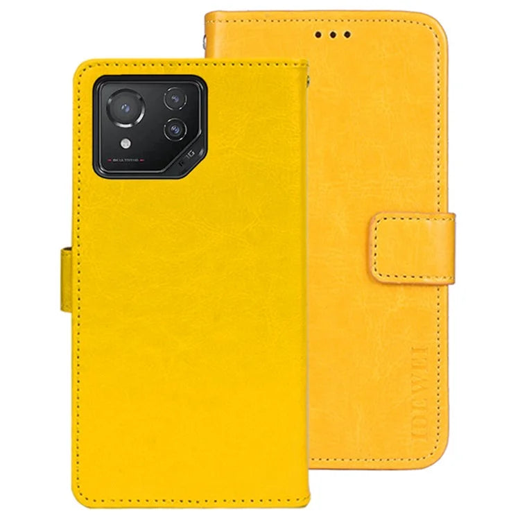 IDEWEI For Asus ROG Phone 8 5G / Phone 8 Pro 5G Case Crazy Horse Leather Wallet Phone Cover
